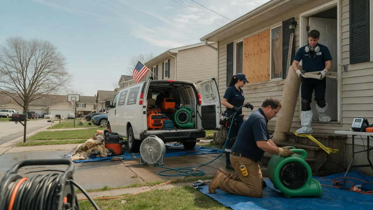 Water Damage Restoration in West Liberty, IA near me